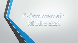 E Commerce in Middle East