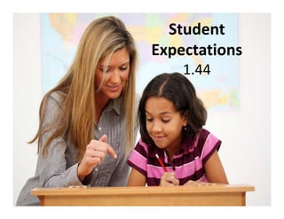 Student 
Expectations
1.44
 