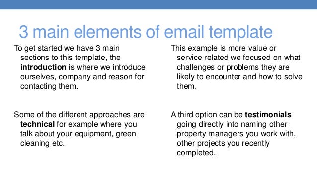 email sample