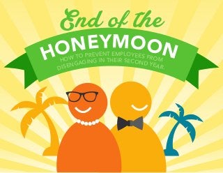 End of the
HONEYMOON
DISENGAGING IN THEIR SECOND YEAR.
HOW TO PREVENT EMPLOYEES FROM
 