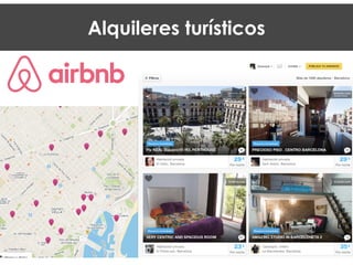 Alquileres turísticos
 
