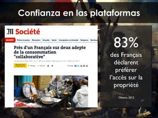 Confianza en las plataformas
 