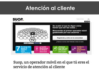 Atención al cliente
 