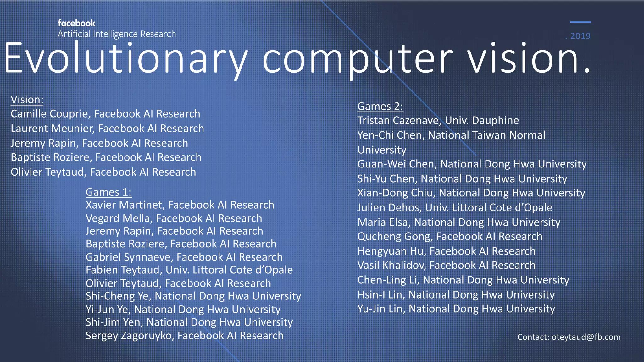 Evolutionary deep learning: computer vision. | PPT