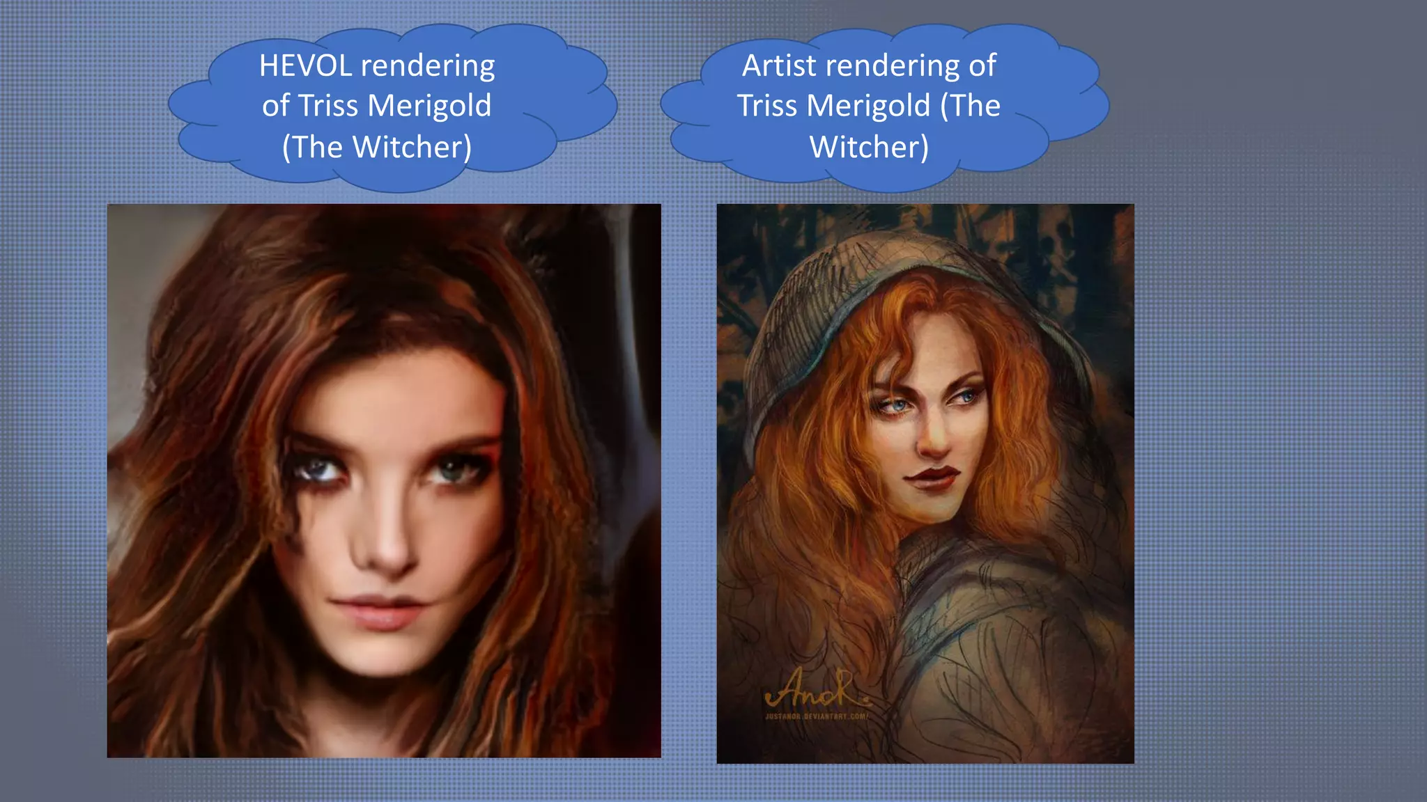 HEVOL rendering
of Triss Merigold
(The Witcher)
Artist rendering of
Triss Merigold (The
Witcher)
 