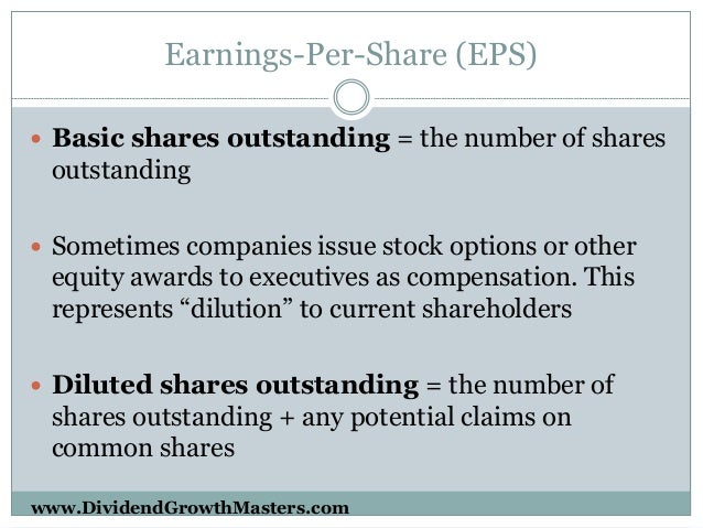 When computing diluted earnings per share stock options are