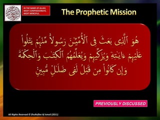 All Rights Reserved © Zhulkeflee Hj Ismail (2011 ) IN THE NAME OF ALLAH, MOST COMPASSIONATE, MOST MERCIFUL. PREVIOUSLY DIS...