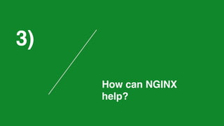 3)
How can NGINX
help?
 