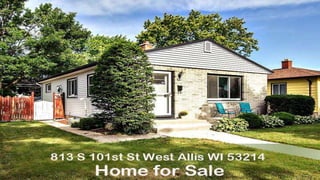 UNDER CONTRACT! 813 S 101st St West Allis WI 53214 | Home for Sale