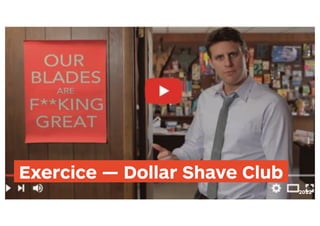 Exercice — Dollar Shave Club
2012
 