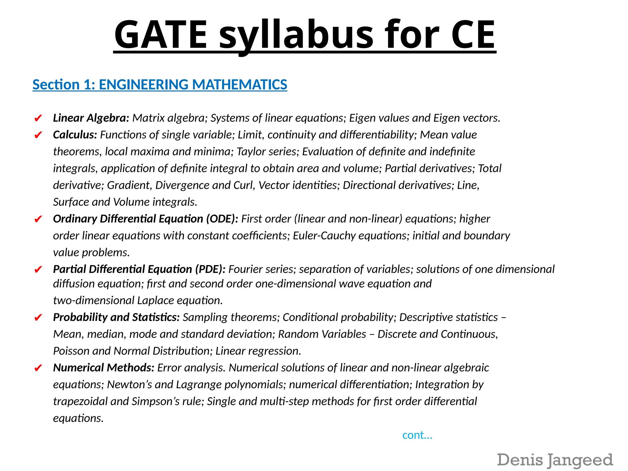 GATE Exam Tips, Strategy, Awareness, & Planning with Subject wise ...