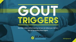 Gout Triggers to Avoid
