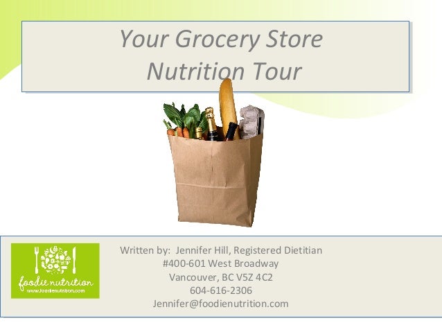 grocery store tour dietitian