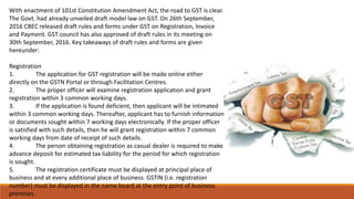 With enactment of 101st Constitution Amendment Act, the road to GST is clear.
The Govt. had already unveiled draft model l...