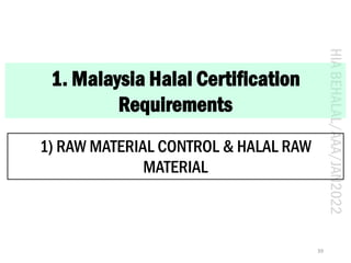 Halal Checklist.pdf HALAL INTERNAL AUDIT FOR FOOD SERVICES AND MANUFACTURING | PDF