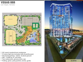www.humphreys.com








541 resort condominium residences
51-story high-rise (includes lofts & penthouses)
Structured parking – below & above ground
950 – 10,000 sq. ft. unit sizes
Two restaurants, grocery store, spa
Putting green, party pavilion, tennis, grotto

HI-RISE

 