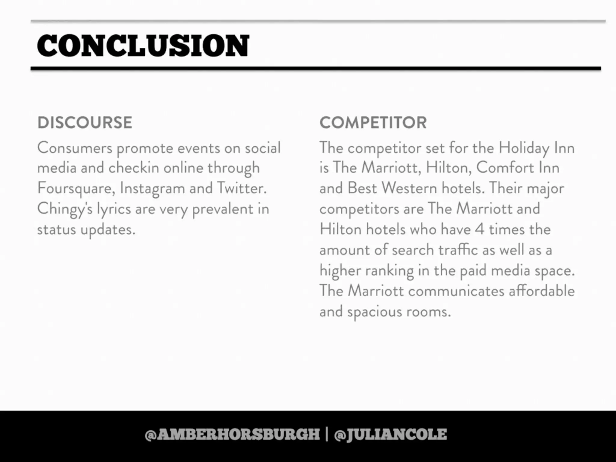 https://twitter.com/amberhorsburgh https://twitter.com/juliancole
 