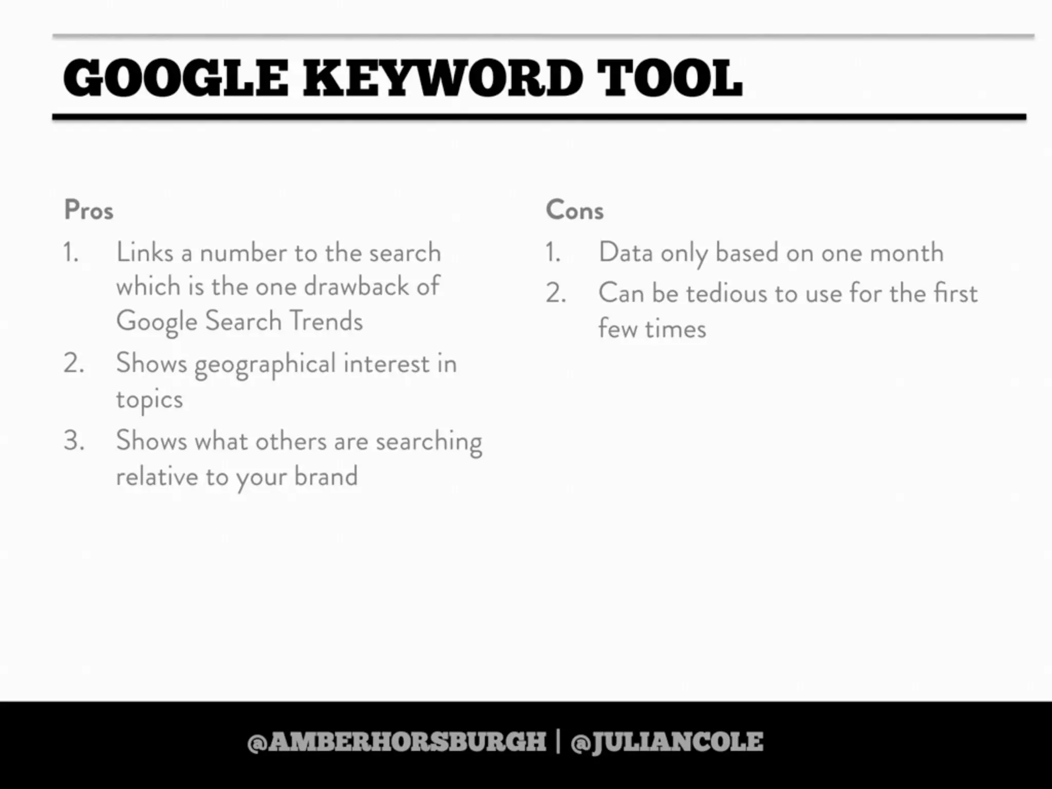 https://twitter.com/amberhorsburgh https://twitter.com/juliancole
 
