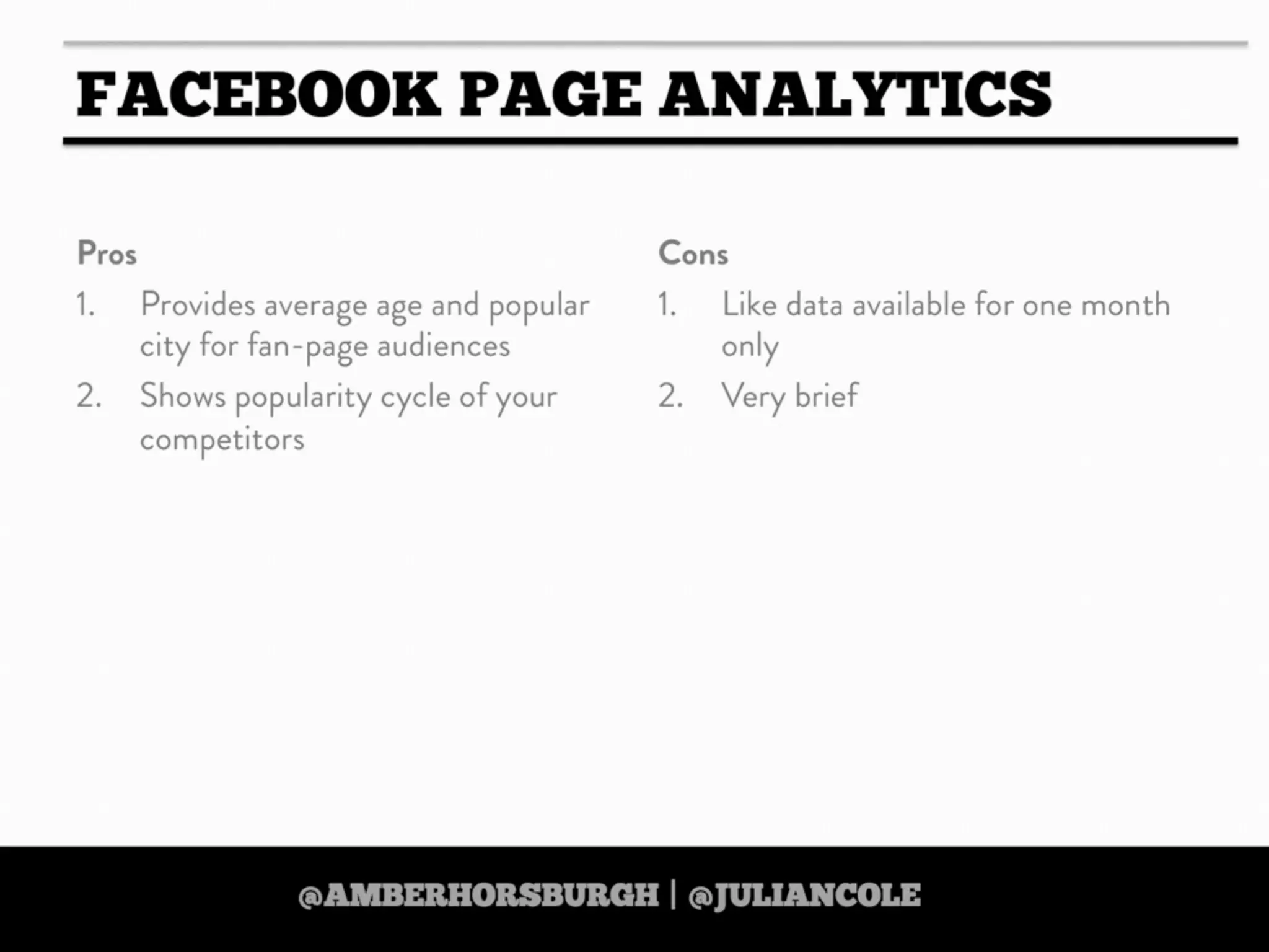 https://twitter.com/amberhorsburgh https://twitter.com/juliancole
 