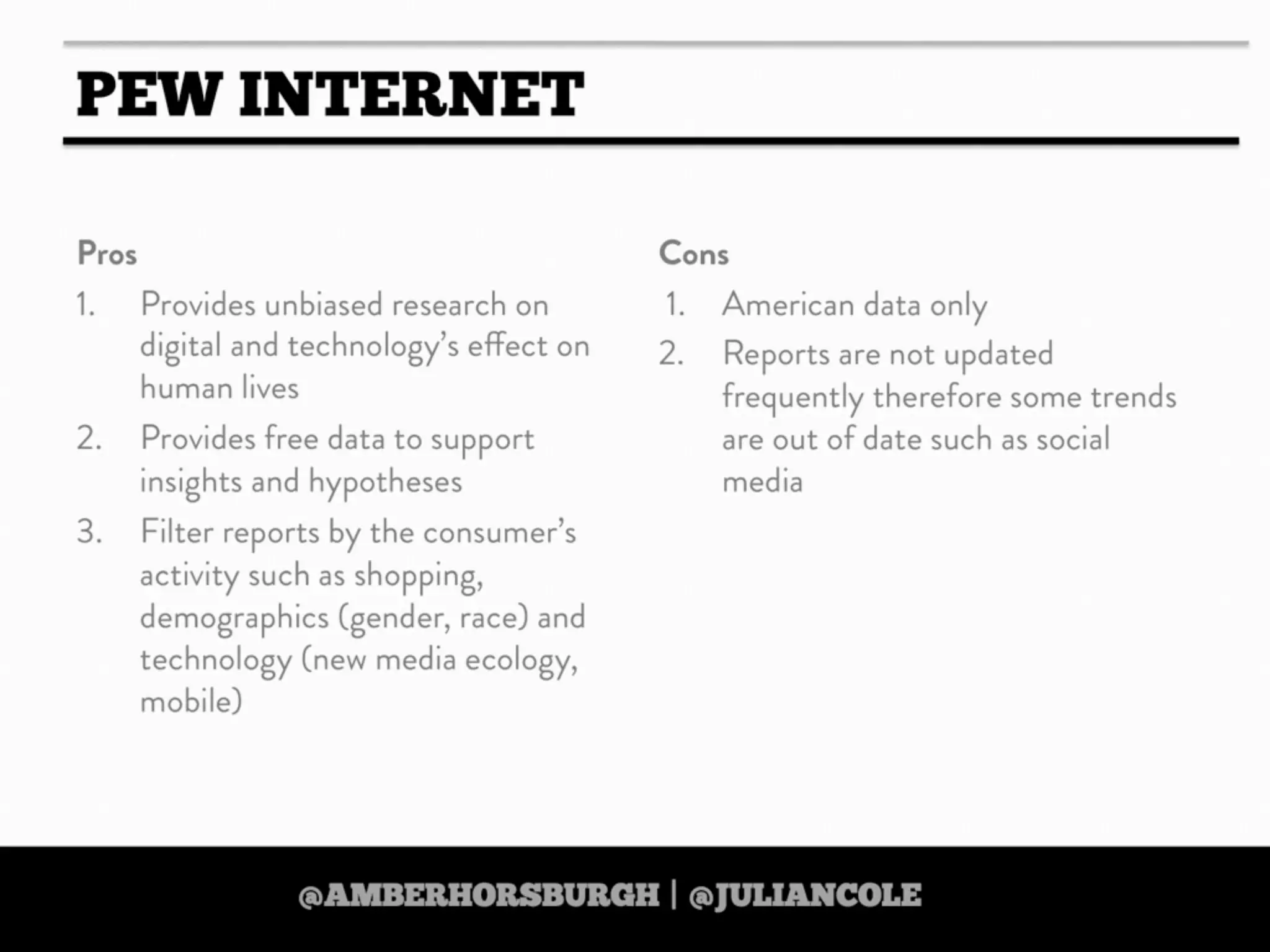 https://twitter.com/amberhorsburgh https://twitter.com/juliancole
 