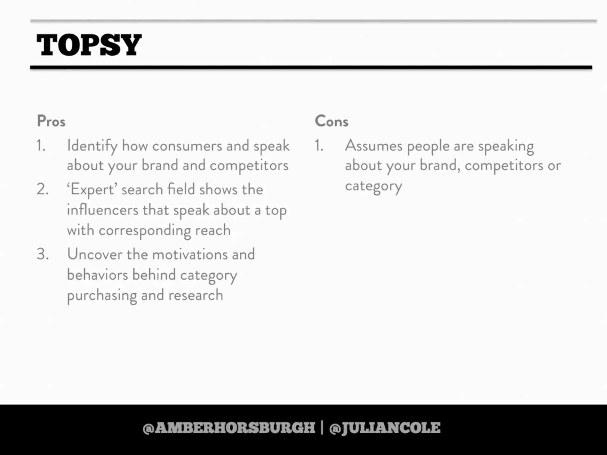 https://twitter.com/amberhorsburgh https://twitter.com/juliancole
 