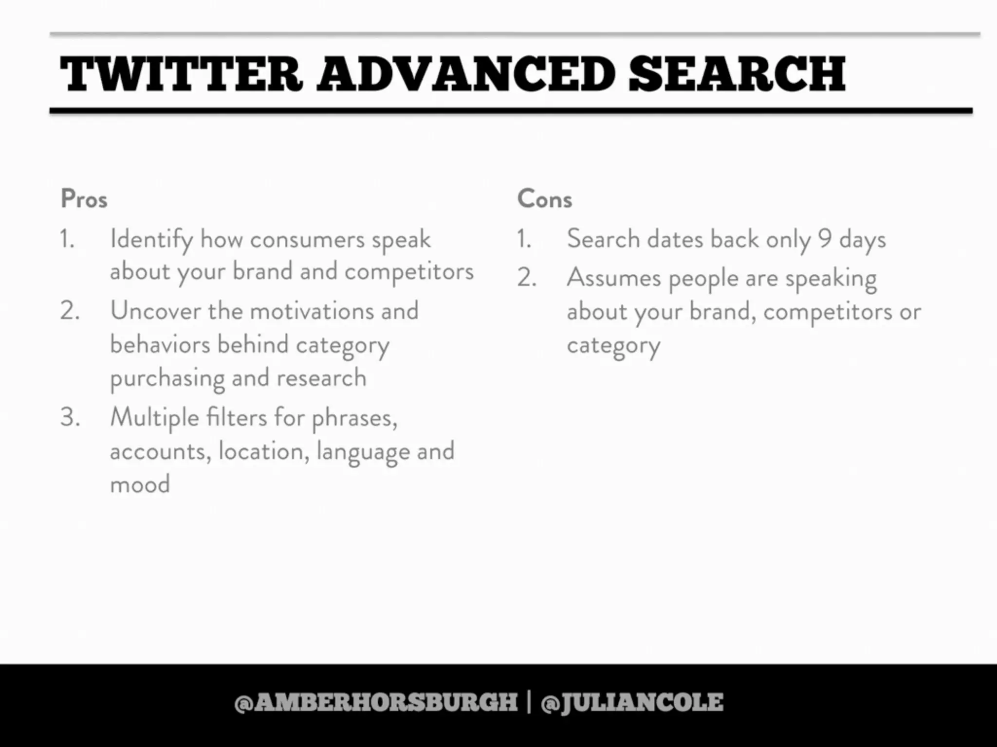 https://twitter.com/amberhorsburgh https://twitter.com/juliancole
 