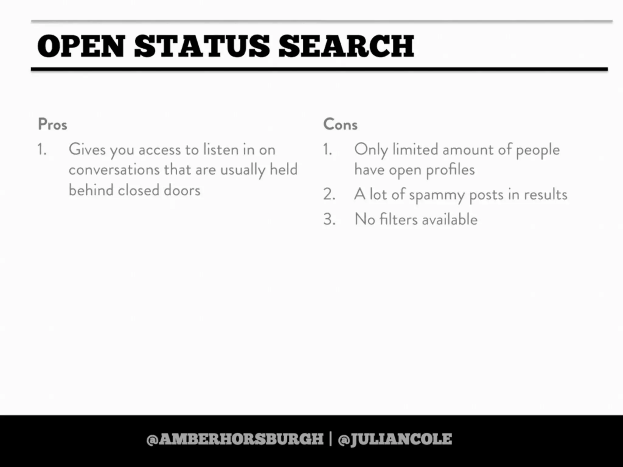 https://twitter.com/amberhorsburgh https://twitter.com/juliancole
 