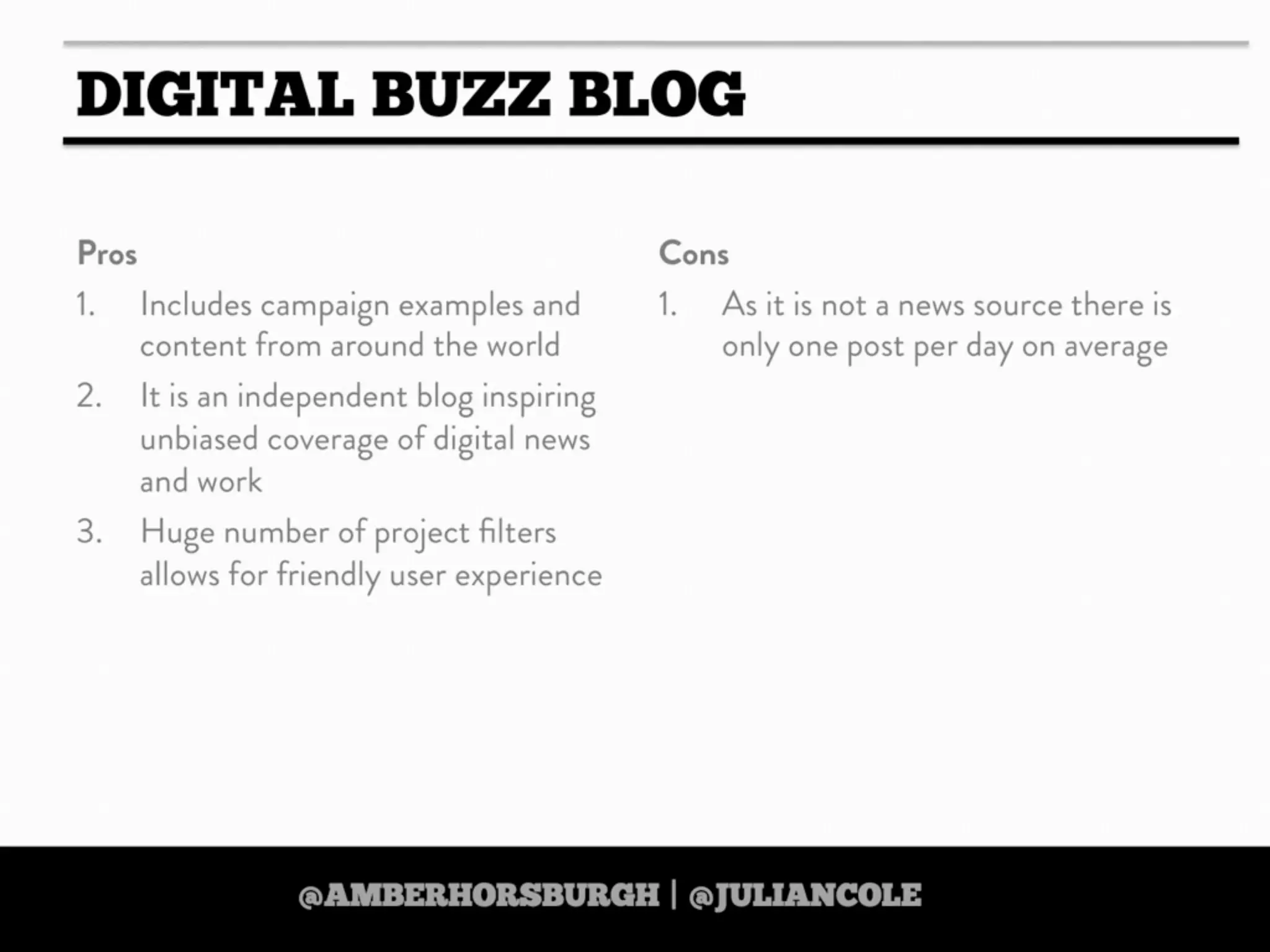 https://twitter.com/amberhorsburgh https://twitter.com/juliancole
 