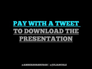 https://twitter.com/amberhorsburgh https://twitter.com/juliancole
https://www.paywithatweet.com/pay/?
id=1bc828351834eba529d3319d43418b8e
https://www.paywithatweet.com/pay/?
id=1bc828351834eba529d3319d43418b8e
https://www.paywithatweet.com/pay/?
id=1bc828351834eba529d3319d43418b8e
 