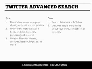 https://twitter.com/amberhorsburgh https://twitter.com/juliancole
 