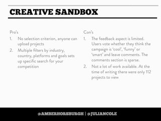 https://twitter.com/amberhorsburgh https://twitter.com/juliancole
 