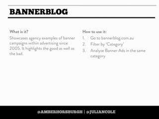 https://twitter.com/amberhorsburgh https://twitter.com/juliancole
 