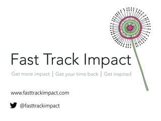 Fast Track Your Research Impact