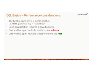 Introduction to CQL and Data Modeling with Apache Cassandra | PDF