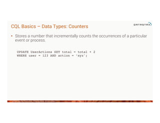 Introduction to CQL and Data Modeling with Apache Cassandra | PDF