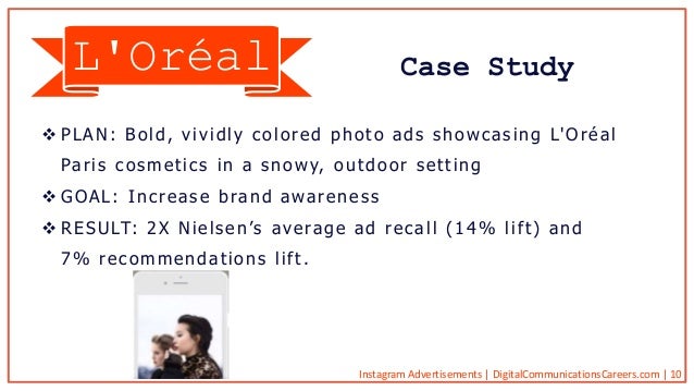 case studies 3 instagram advertisements digitalcommunicationscareers com 10 - instagram digital communications