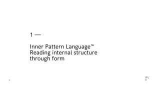 Internal Pattern Inner Pattern Language™ — Symbolic sequences of the mind | PDF