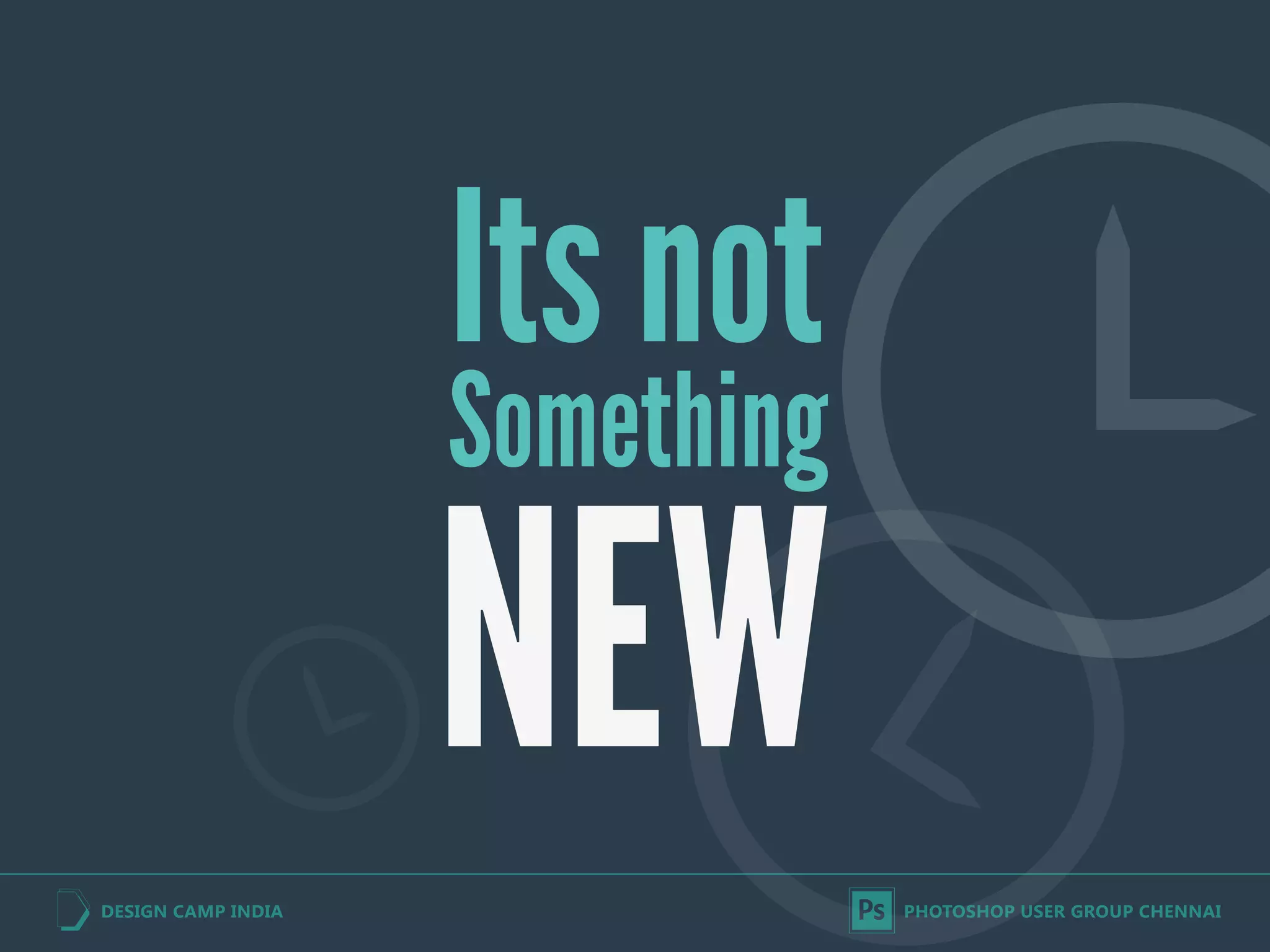 Its not
Something

NEW
 