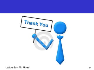 47Lecture By:- Mr. Akaash
 