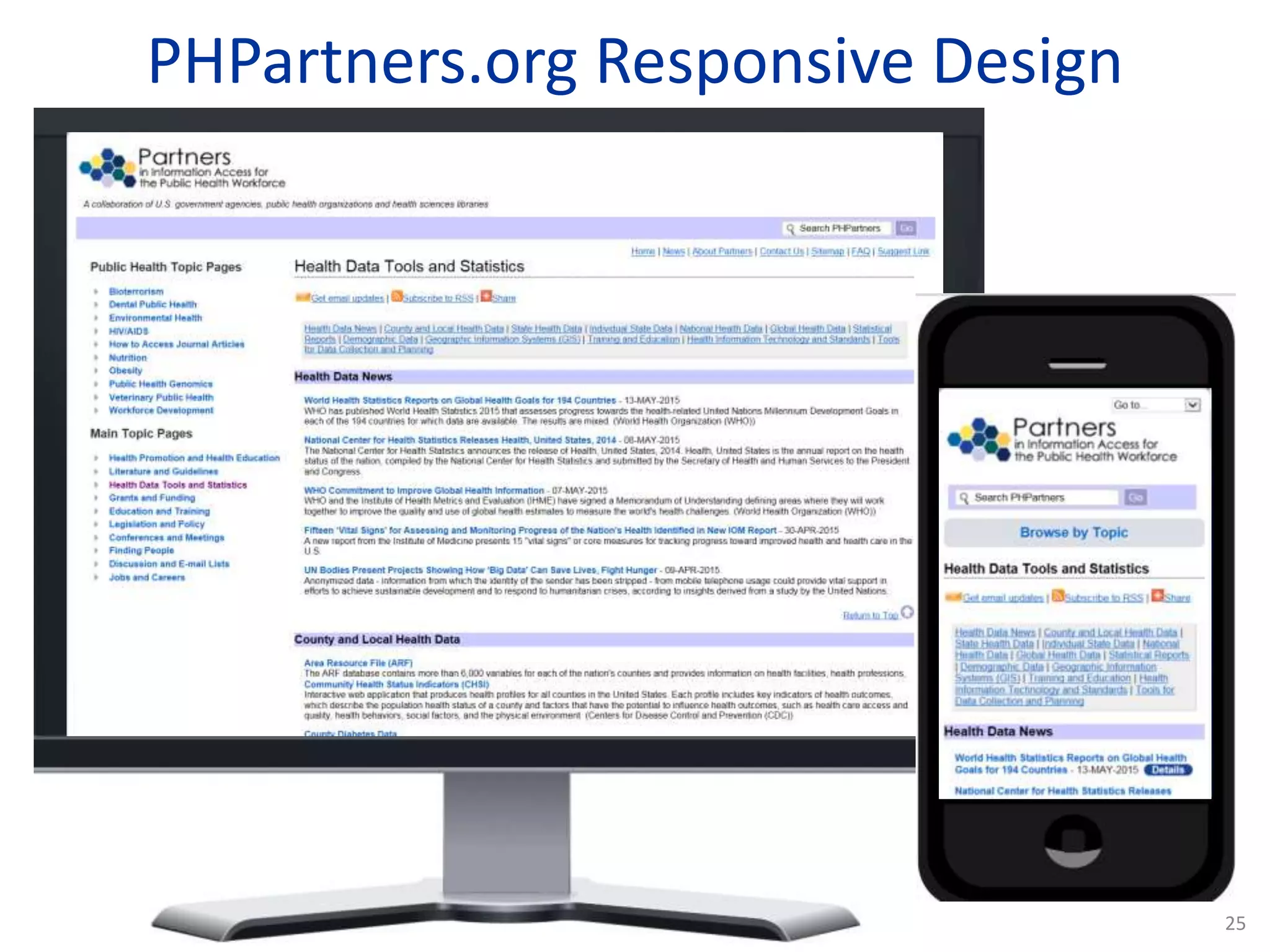 PHPartners.org Responsive Design
25
 