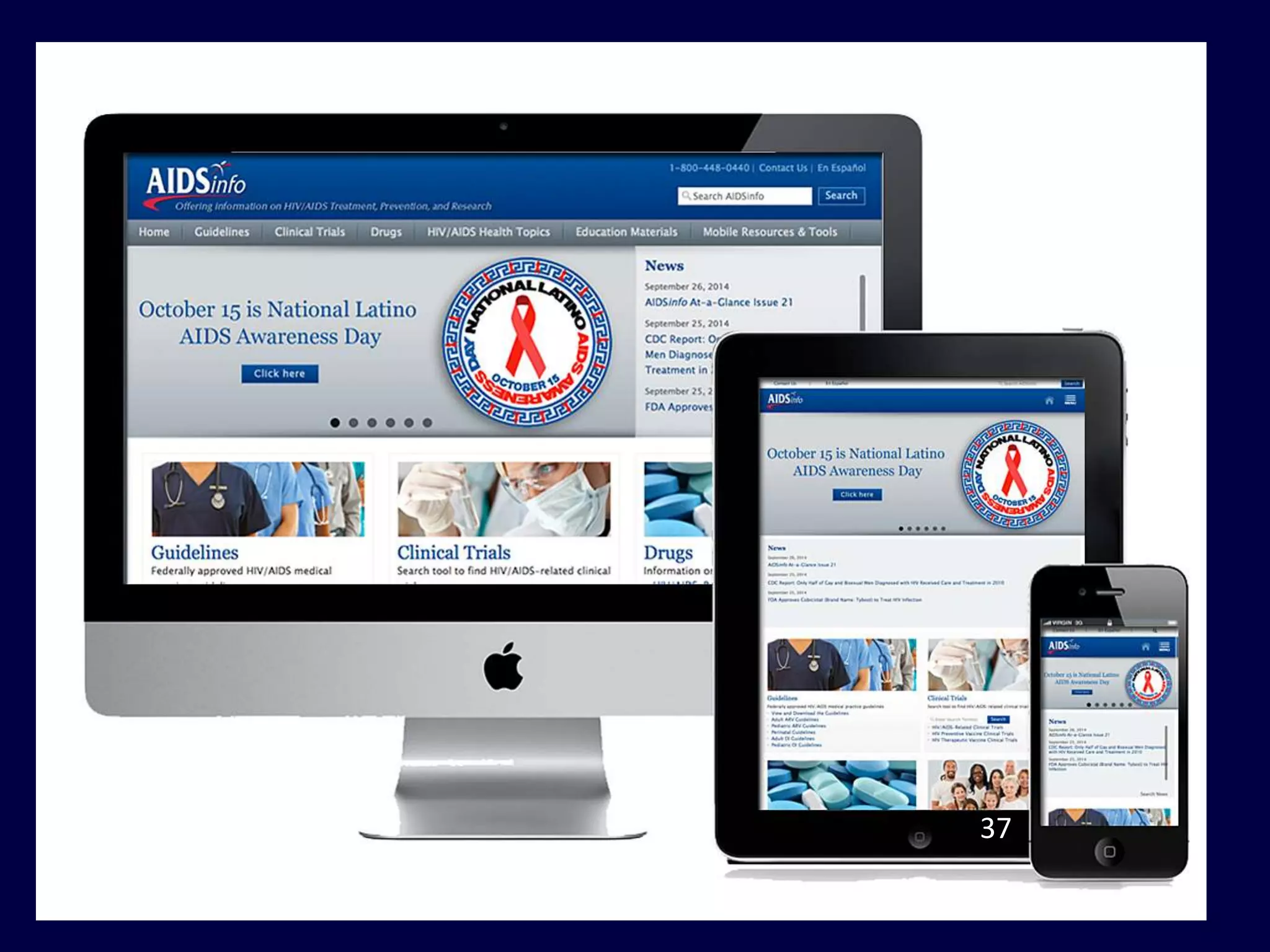 Responsive at NLM
37
 