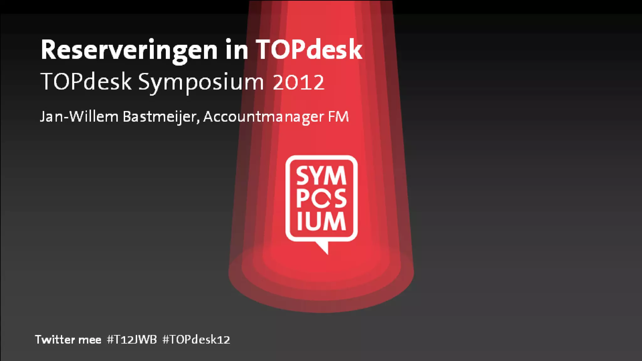 Reserveringen in TOPdesk PPT