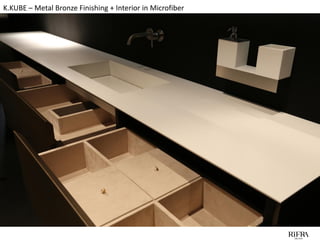 K.KUBE – Metal Bronze Finishing + Interior in Microfiber
 