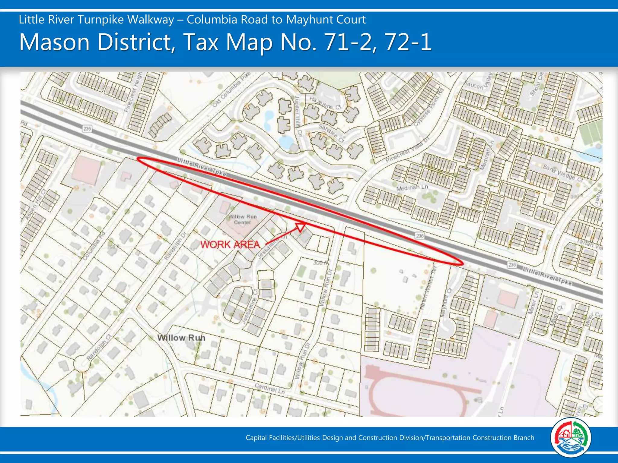 Fairfax County Little River Turnpike Walkway August 2020