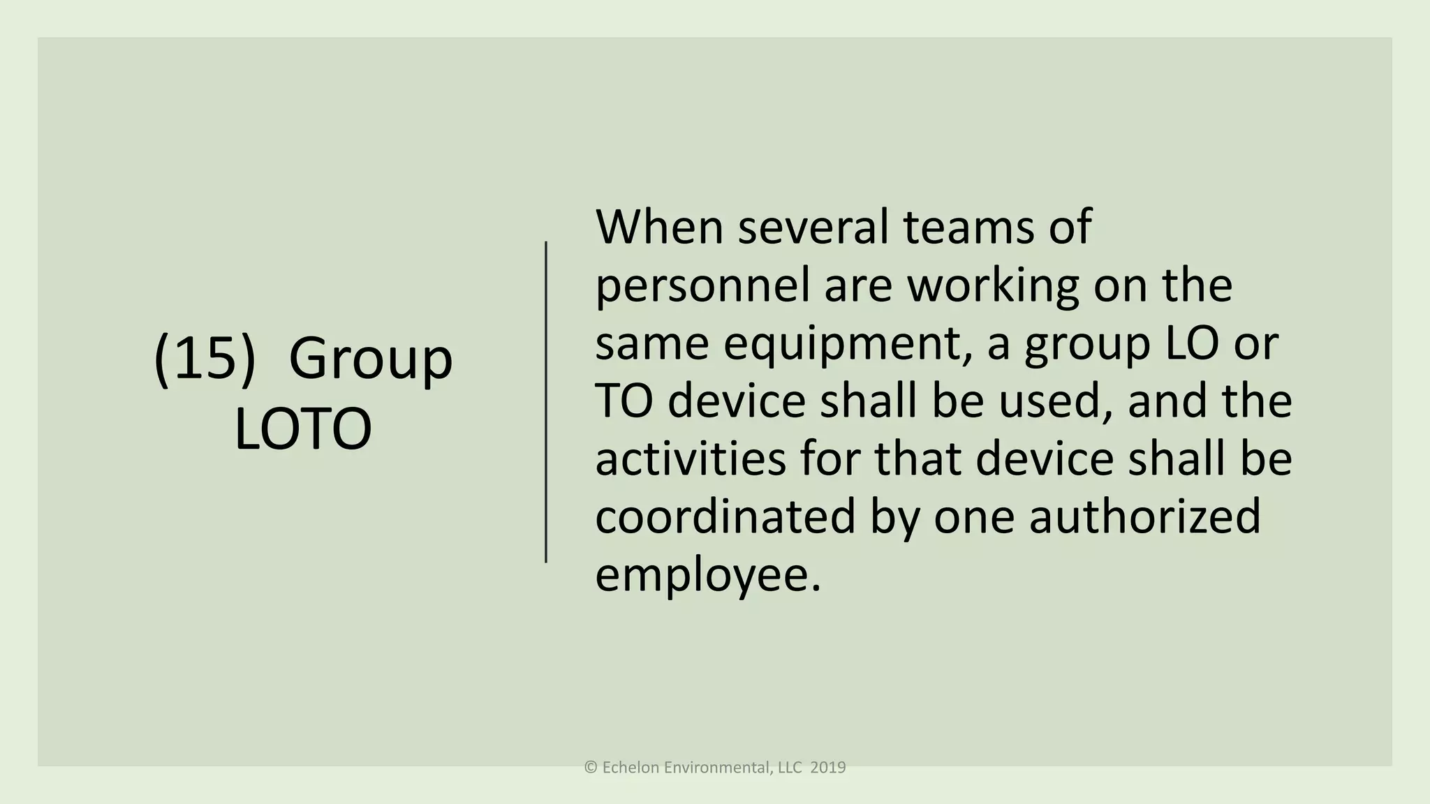 OSHA Lockout / Tagout Rule | PDF