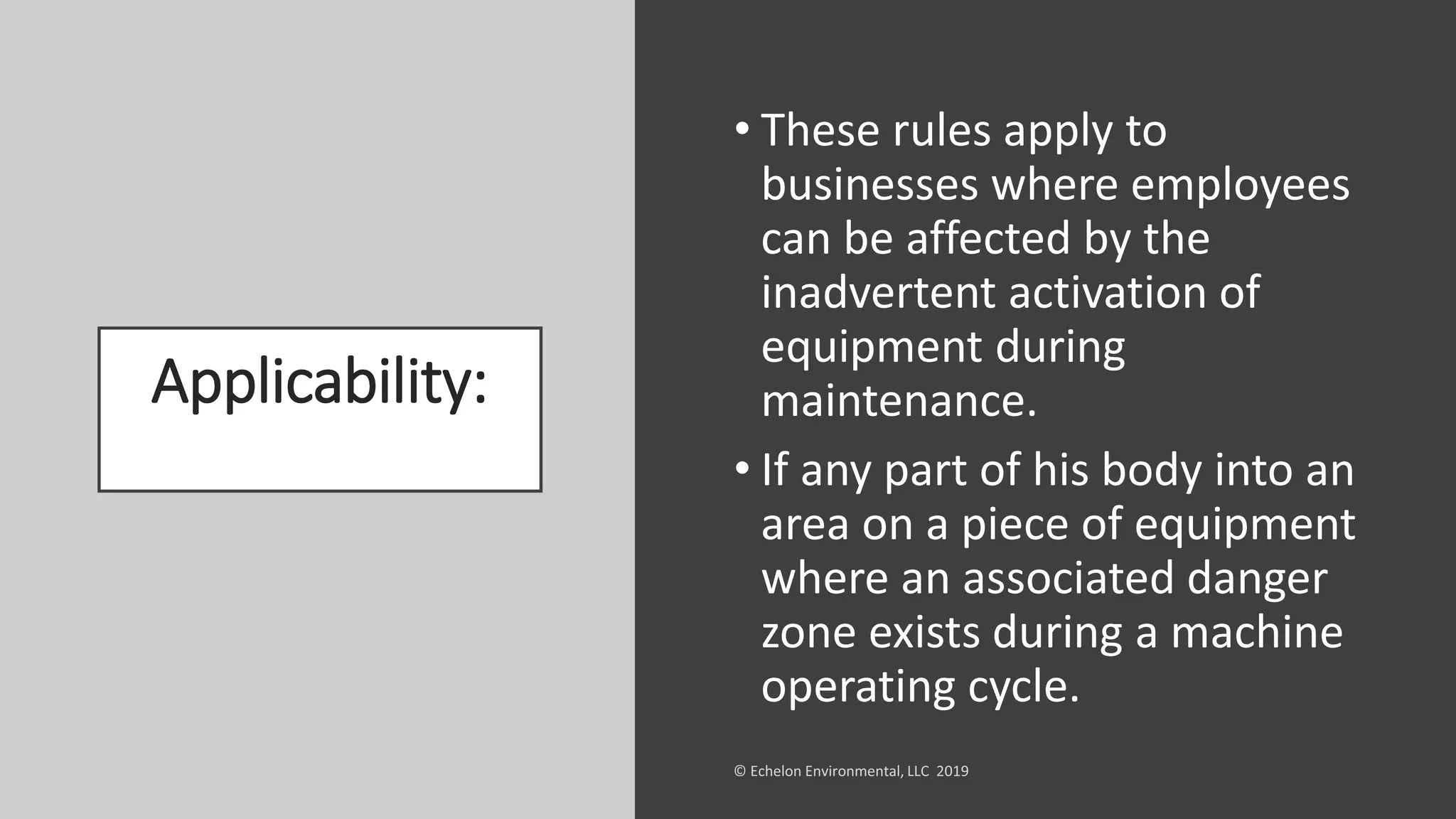 OSHA Lockout / Tagout Rule | PDF
