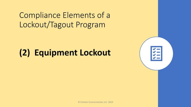 OSHA Lockout / Tagout Rule | PDF