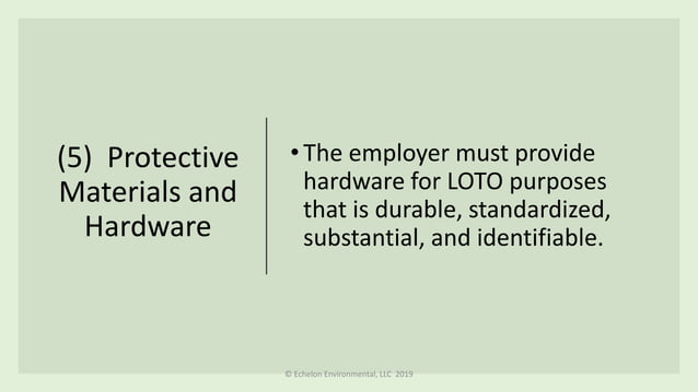 OSHA Lockout / Tagout Rule | PDF