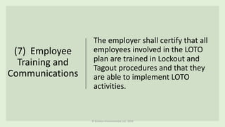 OSHA Lockout / Tagout Rule | PDF