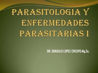 DR. GONZALO LOPEZ CRESPO.Mg.Sc.
 